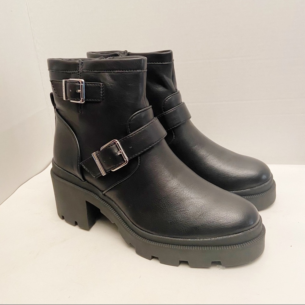 New in box Circus by Sam Edelman sz 10 “Sinead” chunky platform moto boots